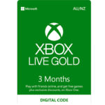 3 Months Xbox Live Gold Membership Gaming Gift Cards