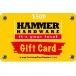 Hammer Hardware $500 NZD Physical Gift Card (Express Delivery)
