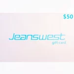 Jeanswest $50 NZD Physical Gift Card (Express Delivery)