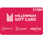 Millennium Hotel $1000 NZD Physical Gift Card (Express Delivery)