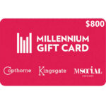 Millennium Hotel $800 NZD Physical Gift Card (Express Delivery)