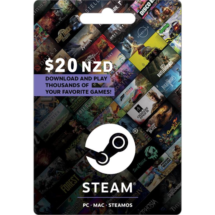 Steam-$20-NZD-Digital-Gift-Card-Email-Delivery