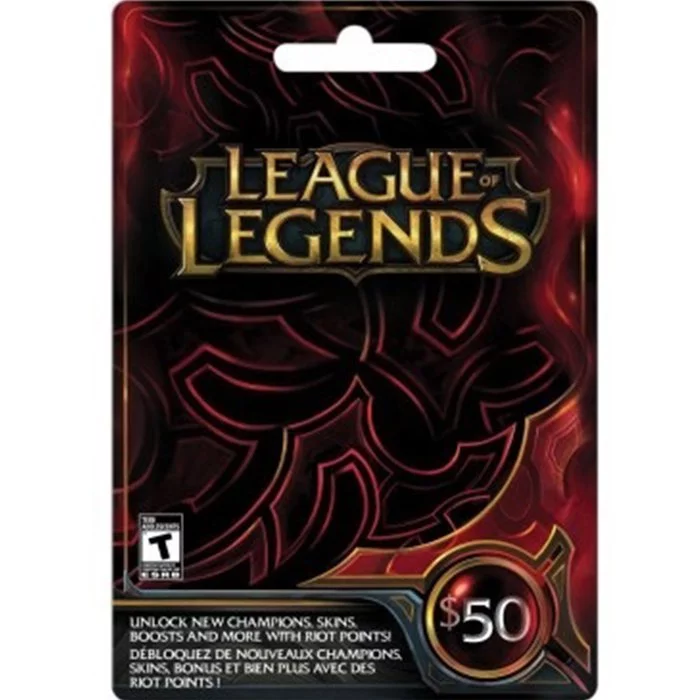 League of Legends Prepaid Digital Gift Cards (Email Delivery)