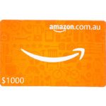 Amazon $1000 AUD Digital Gift Card/Voucher (Email Delivery)