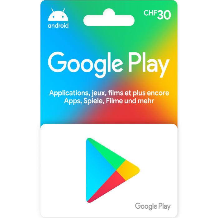 Google-Play-Fr-30-CHF-CH-Digital-Gift-Cards