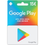 Google Play €15 EUR (EU) Digital Gift Card (Email Delivery)