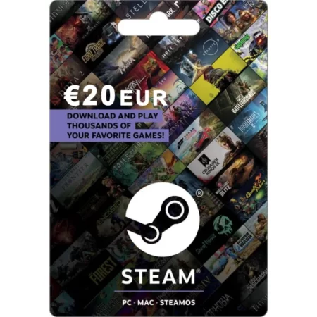 Steam Gift Cards European Union Region – Euro (Email Delivery) - €20 EUR