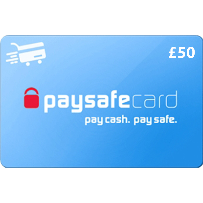 Paysafecard-$50-GBP-Digital-Prepaid-Gift-Cards-Email-Delivery