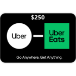 Uber $250 NZD Digital Gift Cards (Email Delivery)