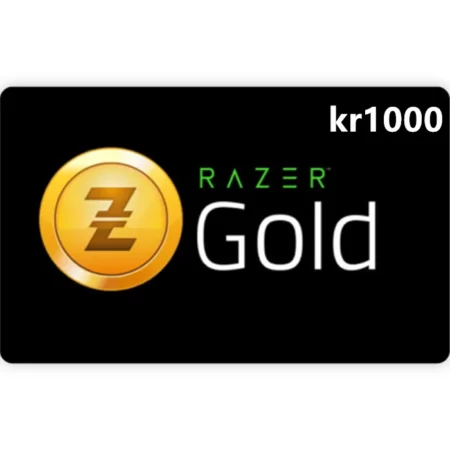Razer Gold Gift Card Norway Region - NOK (Email Delivery) - Kr1000 NOK