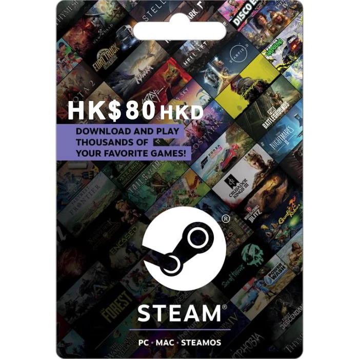 Steam-HK$80-HKD-Digital-Gift-Card-Email-Delivery